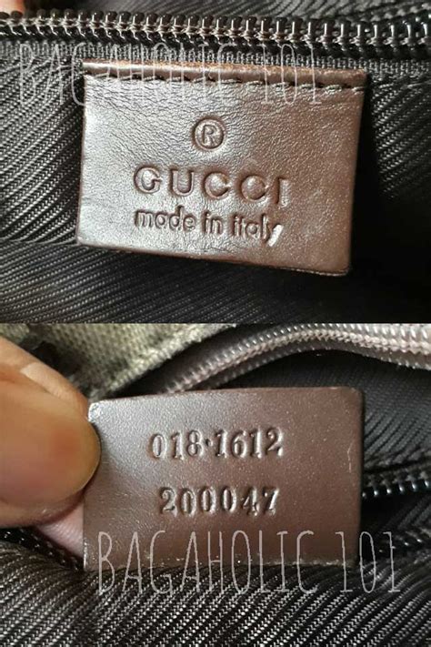 borsa gucci autenticità data code|Gucci leather bag authentication.